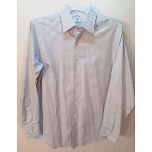 Men's Brooks Brothers 1818 Regent Long Sleeve Button Up Shirt, 15.5 4/5
